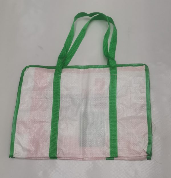 MALETA DE RAFIA CHICA- (frente 42cm X alto 46cm X fuelle 26cm)