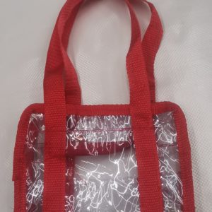 MALETA DE CRISTAL #30- ( frente29cm X alto 23cm X fuelle14cm)